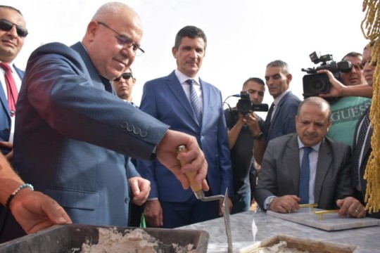 Construction of a new grain storage center in Algiers