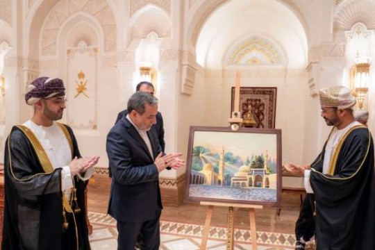 Commemorative postage stamp inaugurated between Oman and Iran