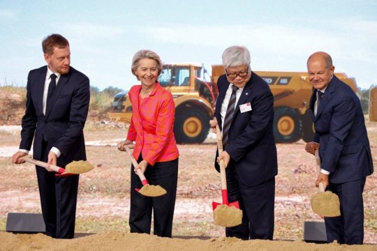 TSMC breaks ground on 1st European plant in Germany’s Dresden-Lebanon