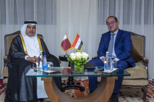 Finance minister holds meet with Egyptian finance minister