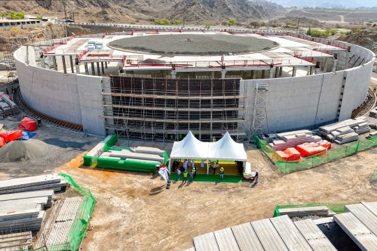 DEWA's 30 MIG water reservoir in Hatta around 89.42% complete