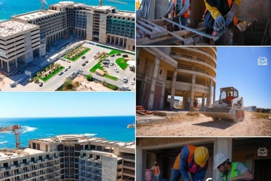 Work on the five-star Al-Andalus Hotel continuing