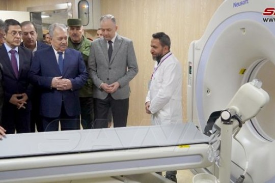 Zahi Azrak Hospital and Forensic Medicine building put into service after rehabilitation, Aleppo-Syria