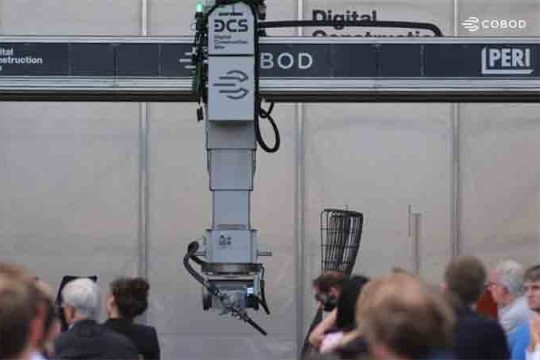 COBOD celebrates global premiere of multifunctional construction robot