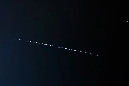 Starlink satellites in the Tunisian sky-Tunisia