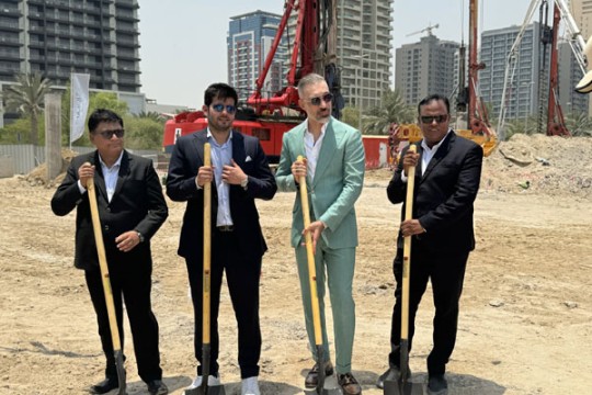 Iman breaks ground on 482-unit mixed-use project in JVC