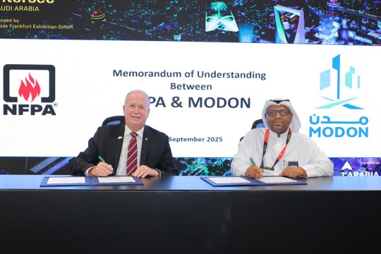 NFPA, Modon tie up to enhance fire safety standards in Saudi industries