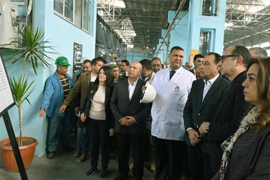 Madbouly inspects $17.5M aluminum wire line at Egyptalum-Egypt