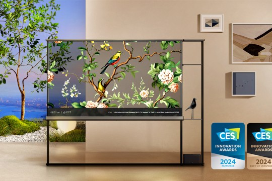 World’s First Wireless Transparent OLED TV Redefines the Screen Exeprience