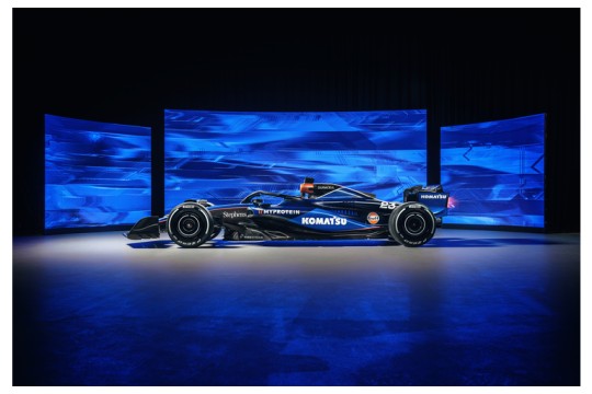 Komatsu and Williams Racing reignite historic partnership