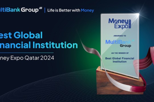 MultiBank Group Honored to Receive the Best Global Financial Institution Award at Money Expo Qatar 2024
