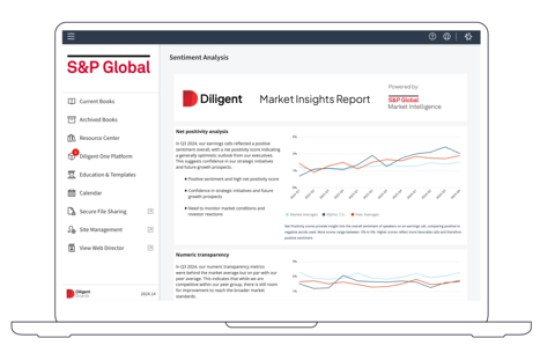 تعلن شركة Diligent عن إعداد تقارير حول رؤى السوق مدعومة بمعلومات السوق العالمية من S&P Global Market Intelligence، مما يمنح المديرين والمديرين التنفيذيين رؤى مالية ورؤى لا مثيل لها حول المخاطر