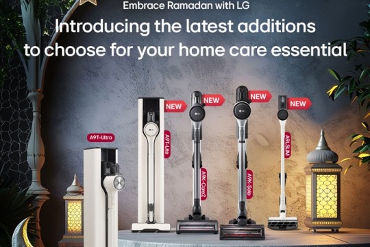Keeping Your Home Spotless Becomes an Easier Task This Ramadan, Thanks To LG’s Range of Cordless Vacuum Cleaners