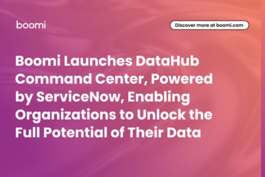 أطلقت شركة Boomi مركز قيادة DataHub، المدعوم من ServiceNow، مما يتيح للمؤسسات إطلاق العنان لإمكانات بياناتها الكاملة