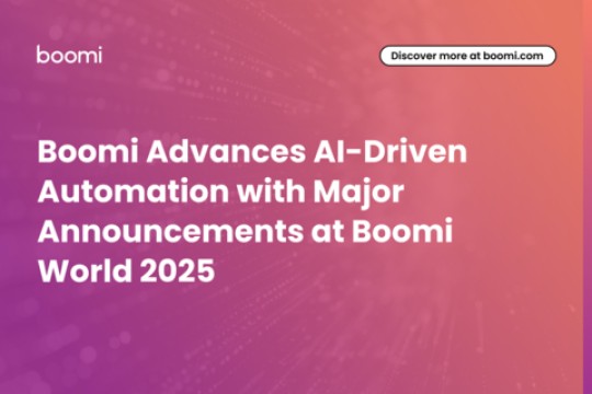 Boomi تُطوّر الأتمتة المُعتمدة على الذكاء الاصطناعي من خلال إعلانات رئيسية في مؤتمر Boomi World 2025