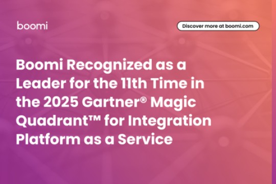 Boomi Recognized as a Leader for the 11th Time in the 2025 Gartner® Magic Quadrant™ for Integration Platform as a Service