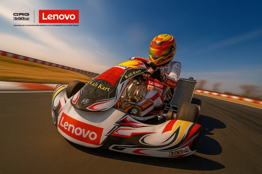 Lenovo Enters the Karting World and Becomes the Title Sponsor of the Lenovo Kalì Kart Team