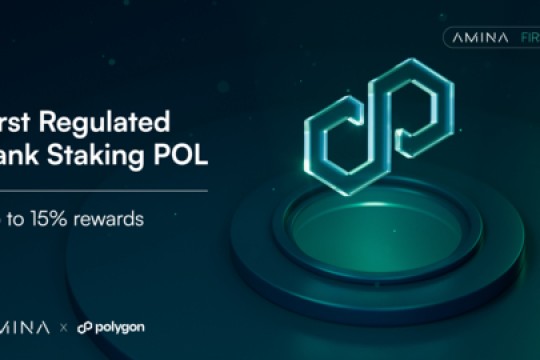 AMINA Bank Becomes First Regulated Bank Globally to Offer Institutional Staking Access to POL, Polygon’s Native Token