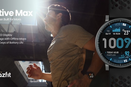 Amazfit Introduces Active Max: Bigger, Brighter, and Built for Maximum Performance