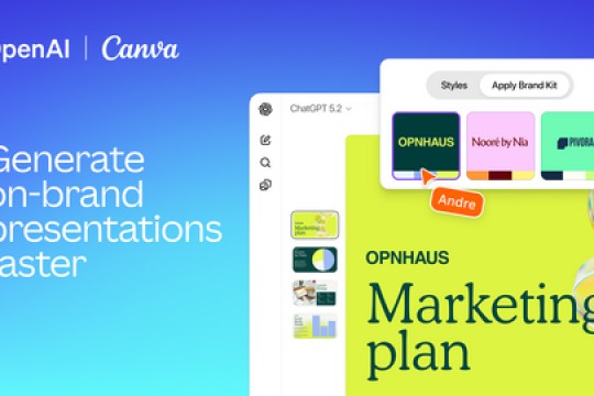 تُتيح Canva إمكانية دمج التصاميم المتوافقة مع العلامة التجارية مباشرةً في مساعدي الذكاء الاصطناعي