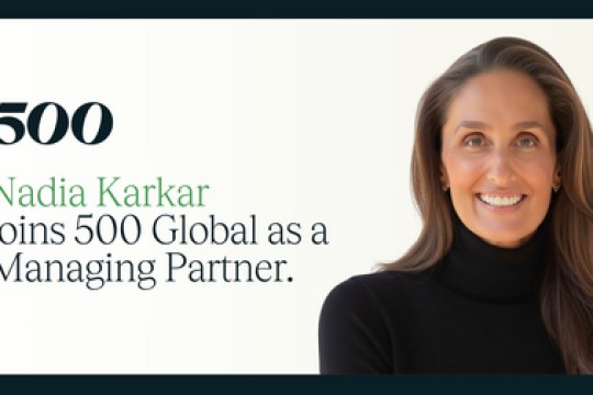 Nadia Karkarتنضم إلى 500 Global بصفتها شريكًا إداريًا
