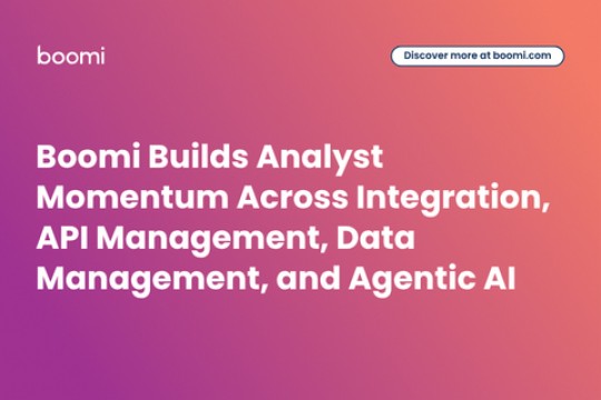 Boomi تعزِّز زخم المحللين في مجالات التكامل، وإدارة واجهات برمجة التطبيقات، وإدارة البيانات، والذكاء الاصطناعي الوكيل