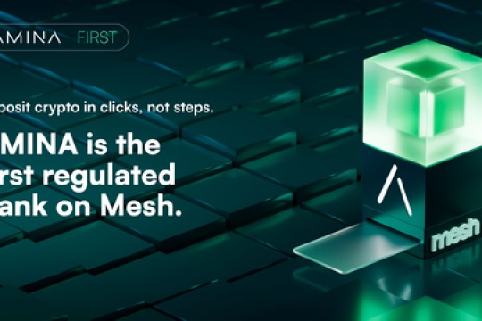 AMINA Becomes the First Regulated Bank to Integrate Leading Crypto Payments Network, Mesh