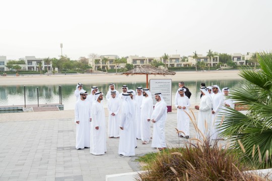 RAK Crown Prince reviews RAK Properties projects in Mina Al Arab-UAE