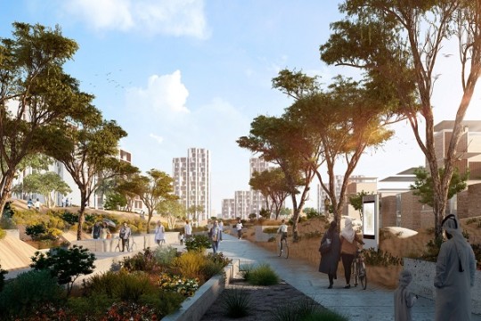 Work in full swing at Kuwait Sabah Al Ahmad City project