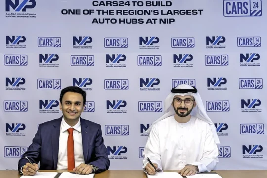 Cars24 to set up major auto hub at National Industries Park