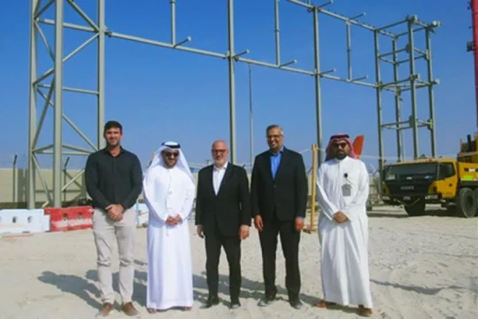 Bombardier Abu Dhabi service centre work on track