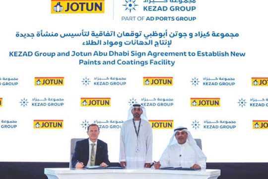Jotun signs deal with Kezad to set up new manufacturing plant in Abu Dhabi-UAE