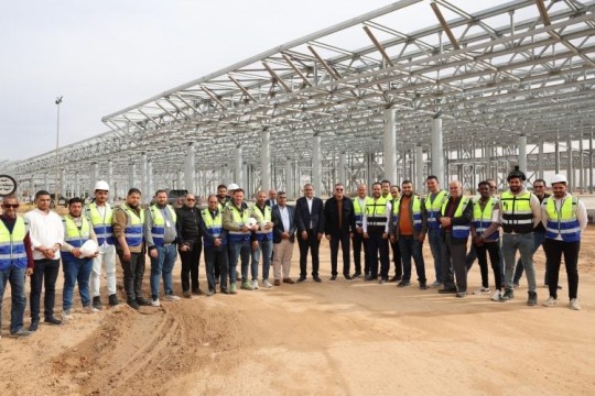 First asphalt layer being put down at Tripoli International Airport