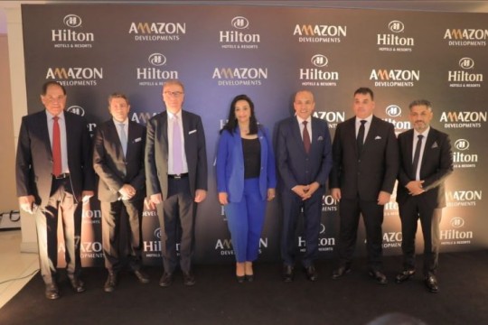 Amazon Developments, Hilton contract to manage 5-star hotel within Capital Diamond Tower -Egypt
