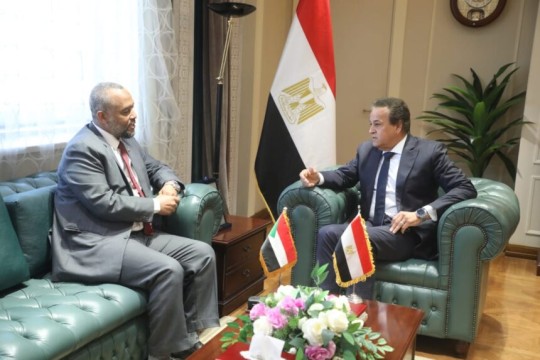 Egypt, Sudan discuss boosting health cooperation, supporting Sudan’s medical system