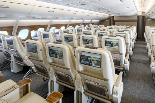 Emirates completes first-ever retrofit of two-class A380 aircraft-UAE